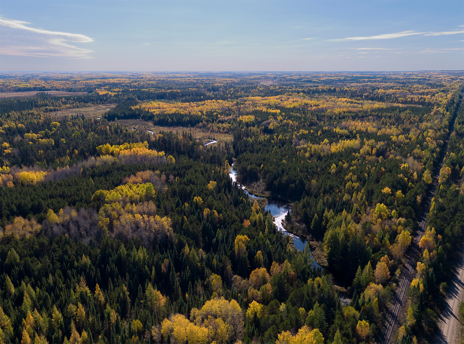 Partridge River, south of Babbitt, MN, Fall 2017 Partridge River, south of Babbitt, MN, Fall 2017