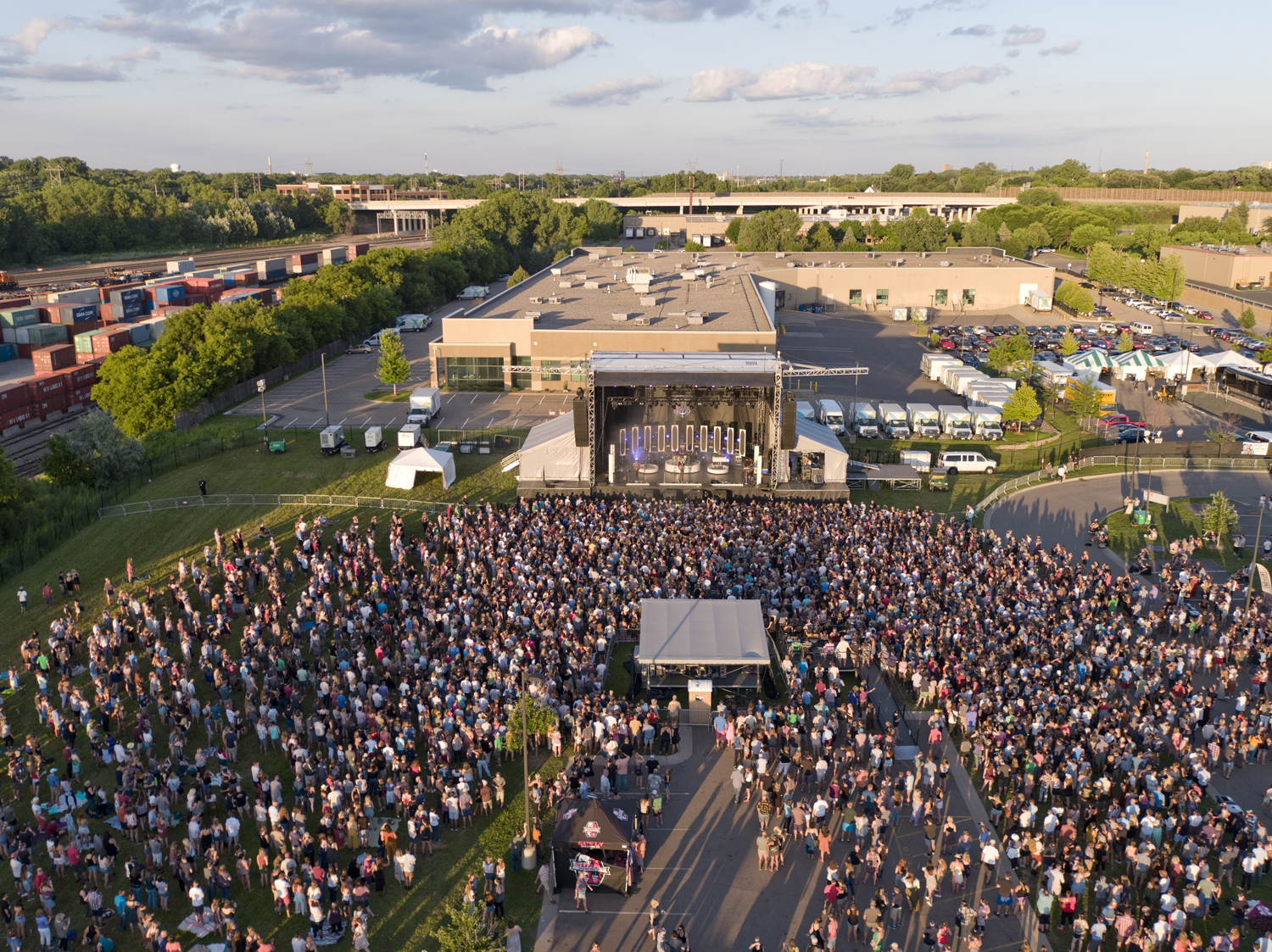 Lord Huron performing at a First Avenue/Surly Brewing concert at Festival Field, Minneapolis, MN July 2019